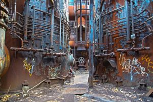 Carrie Blast Furnace Pipes and Valves - Rankin, Pennsylvania - 2011