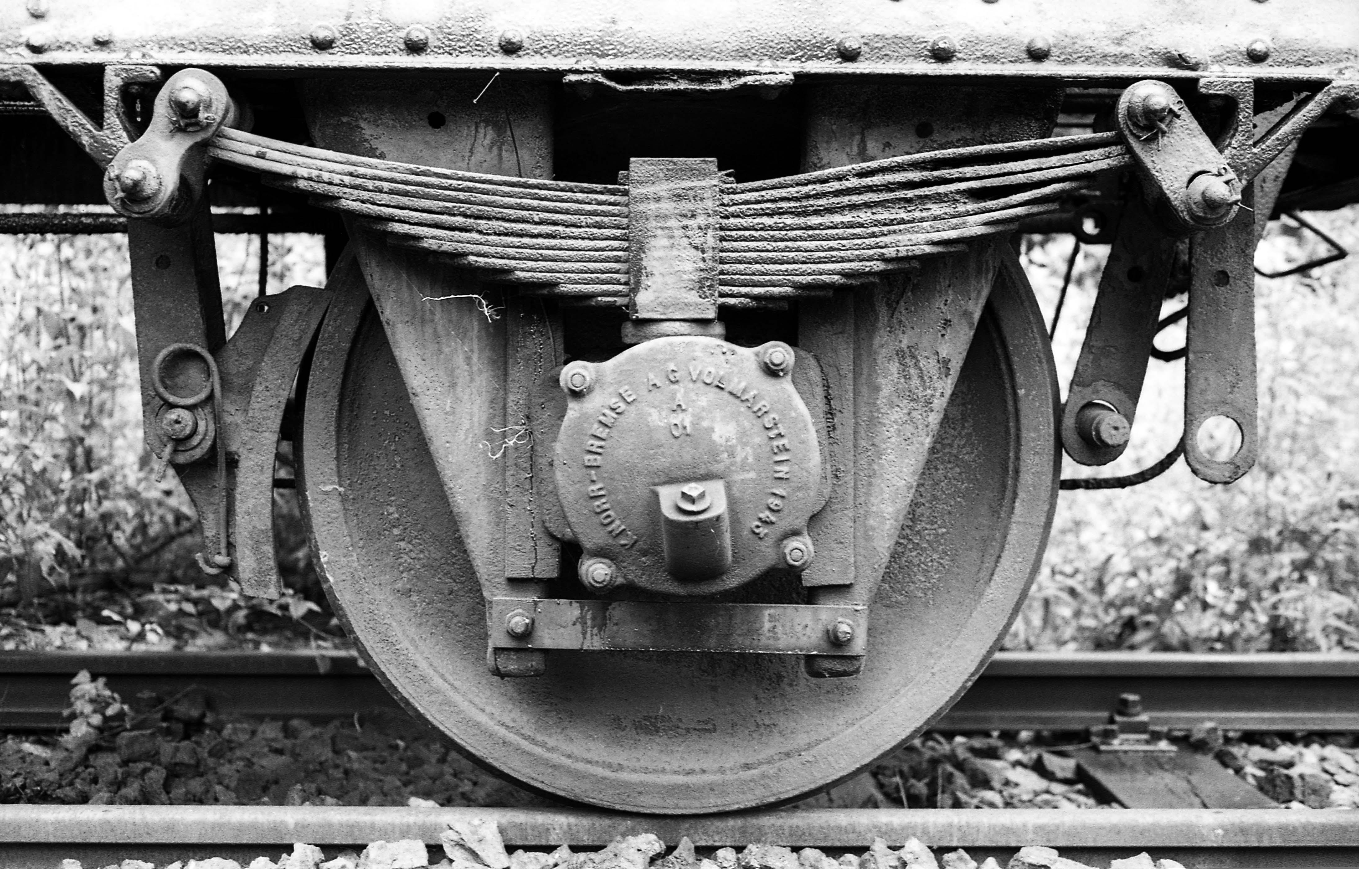 Kokerei Zollverein train wheel - Essen, Germany - 2001